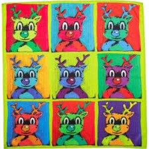 LUSH | Warhol Reindeer Knot Wrap